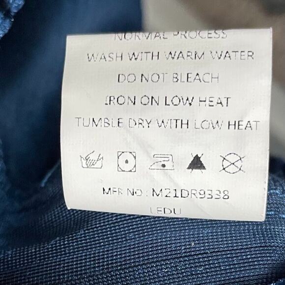 Simplee Apparel Blue Velvet Midi Dress - Picture 9 of 9